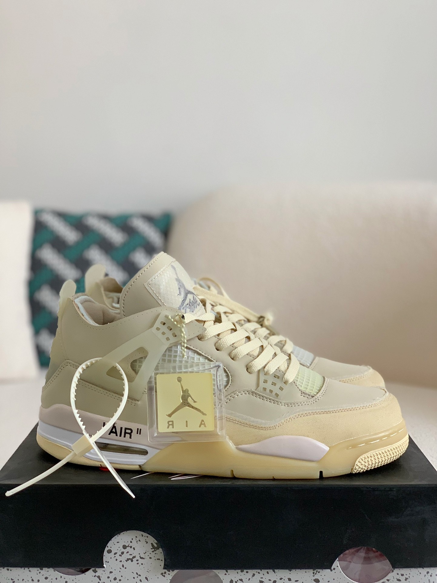 「#40」Jordan 4 AJ4 Sneakers Retro OW - 图片 2