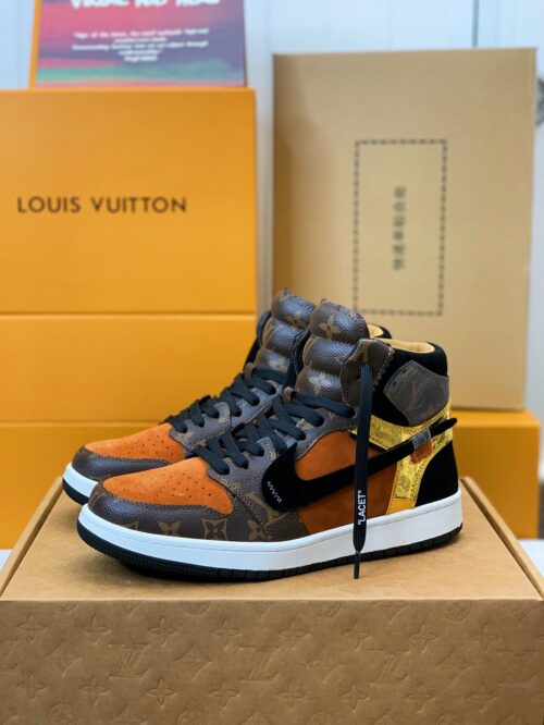 「#151」LOUIS VUITTON X NIKE AIR FORCE 1 Sneaker High-tops