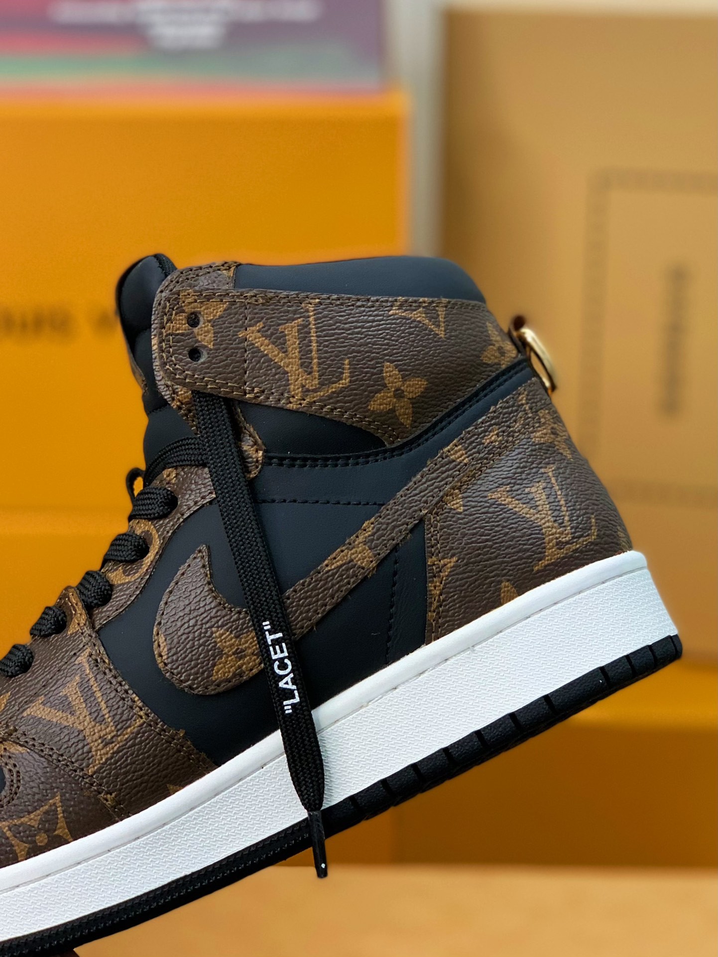 「#152」LOUIS VUITTON X NIKE AIR FORCE 1 Sneaker High-tops - 图片 6
