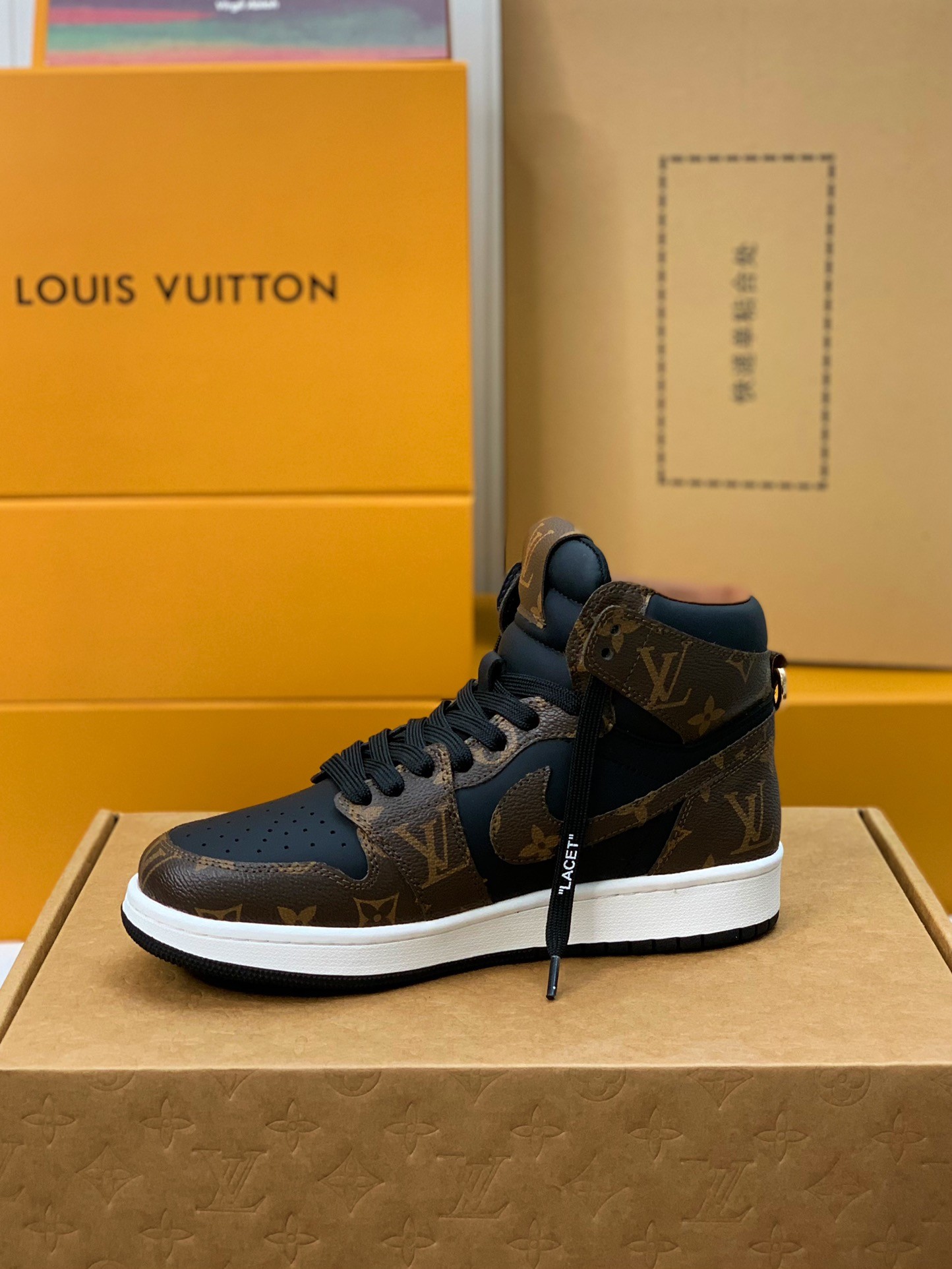 「#152」LOUIS VUITTON X NIKE AIR FORCE 1 Sneaker High-tops - 图片 4