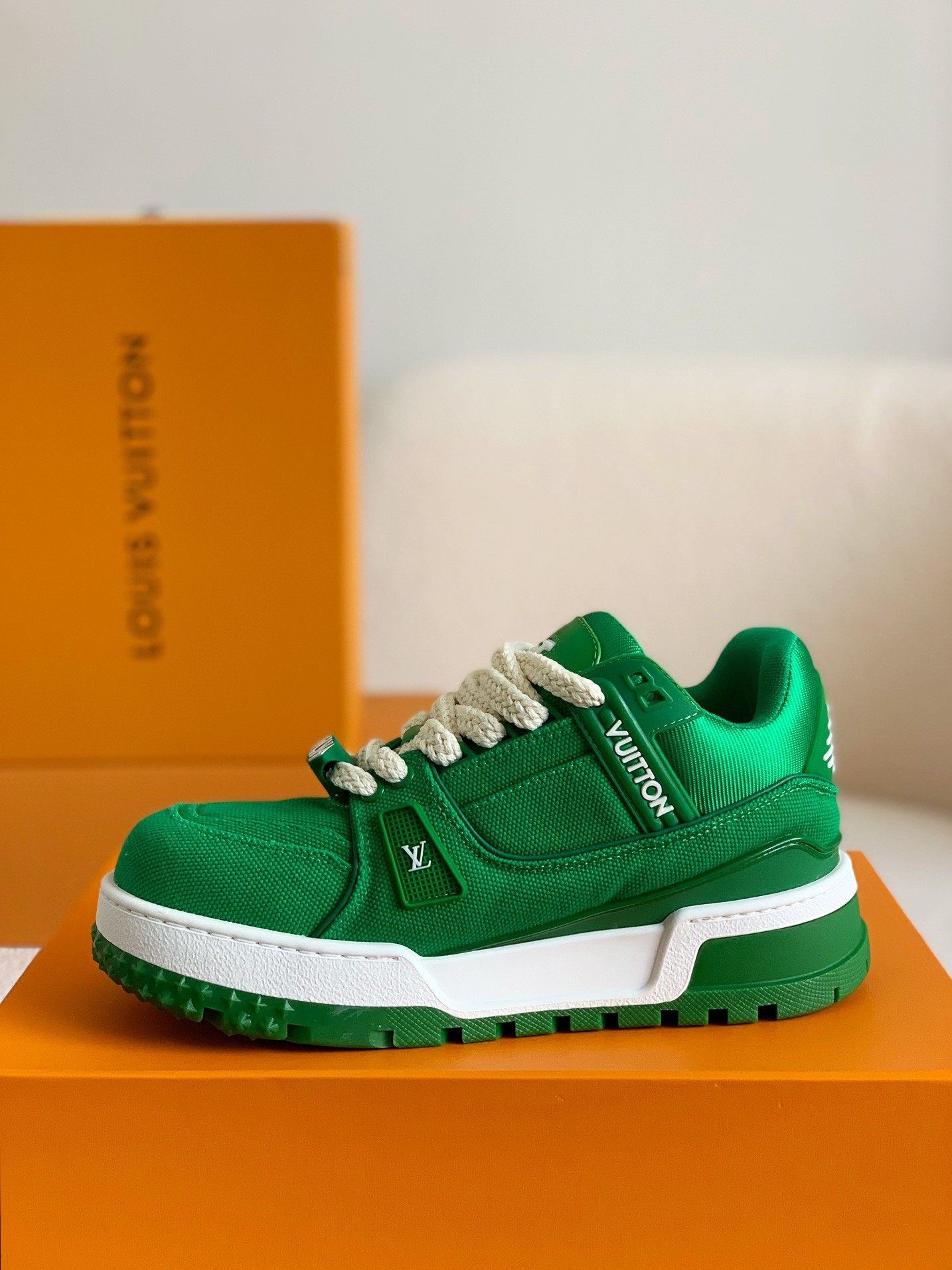 「#78」LOUIS VUITTON TRAINER MAXI SNEAKERS - 图片 4