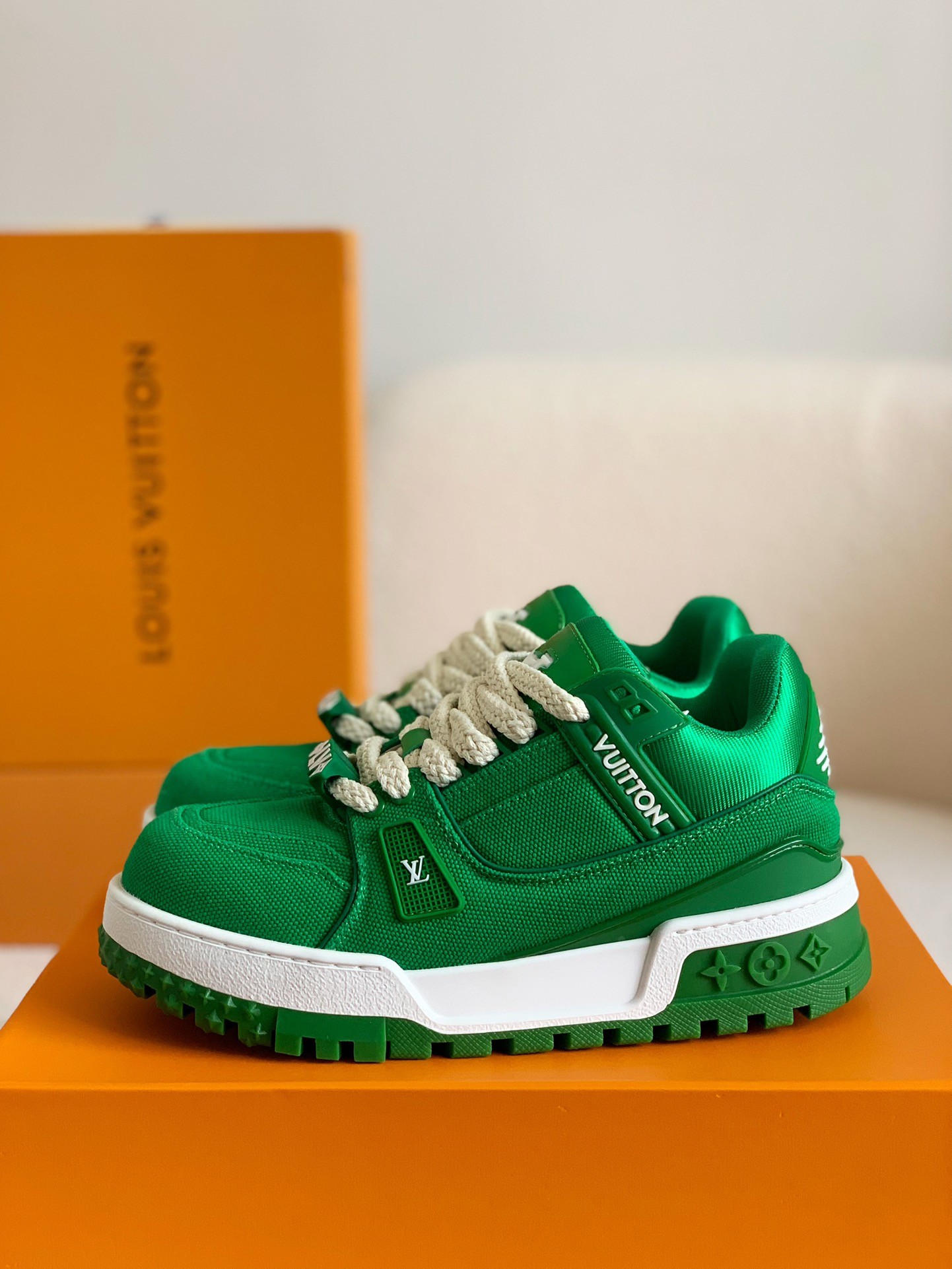 「#78」LOUIS VUITTON TRAINER MAXI SNEAKERS