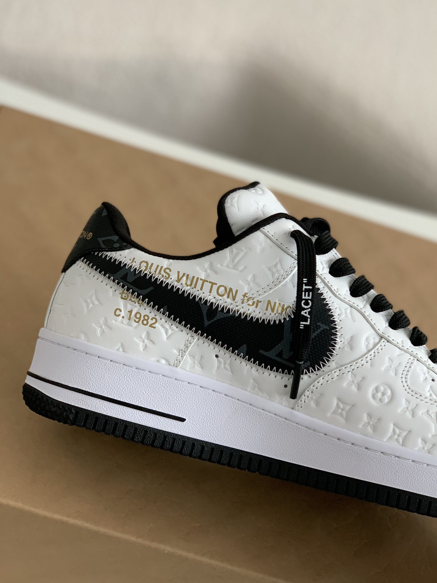 「#272」LOUIS VUITTON X NIKE AIR FORCE 1 SNEAKER - 图片 6