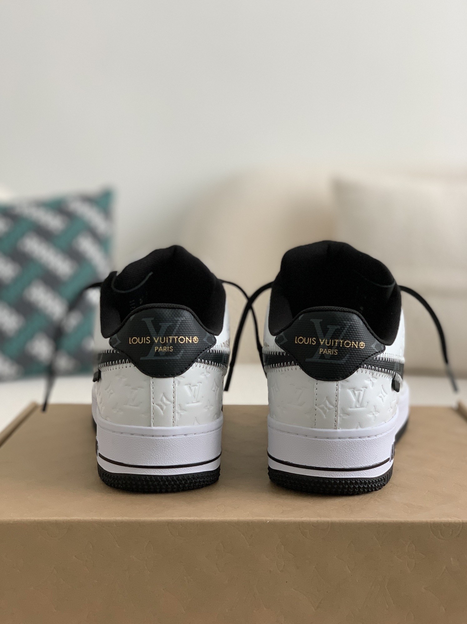 「#272」LOUIS VUITTON X NIKE AIR FORCE 1 SNEAKER - 图片 5