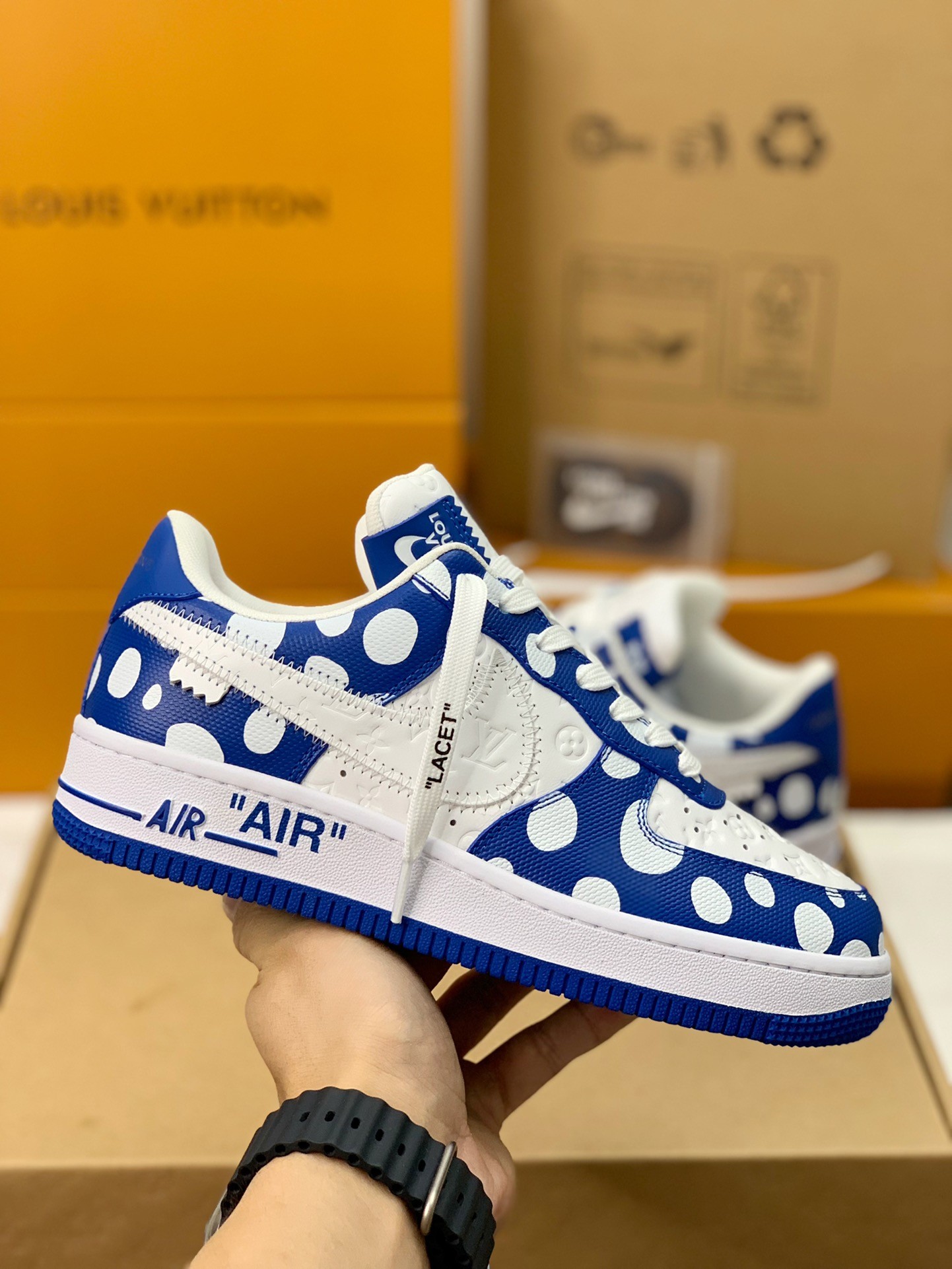 「#351」LOUIS VUITTON × Nike Air Force 1 low - 图片 3