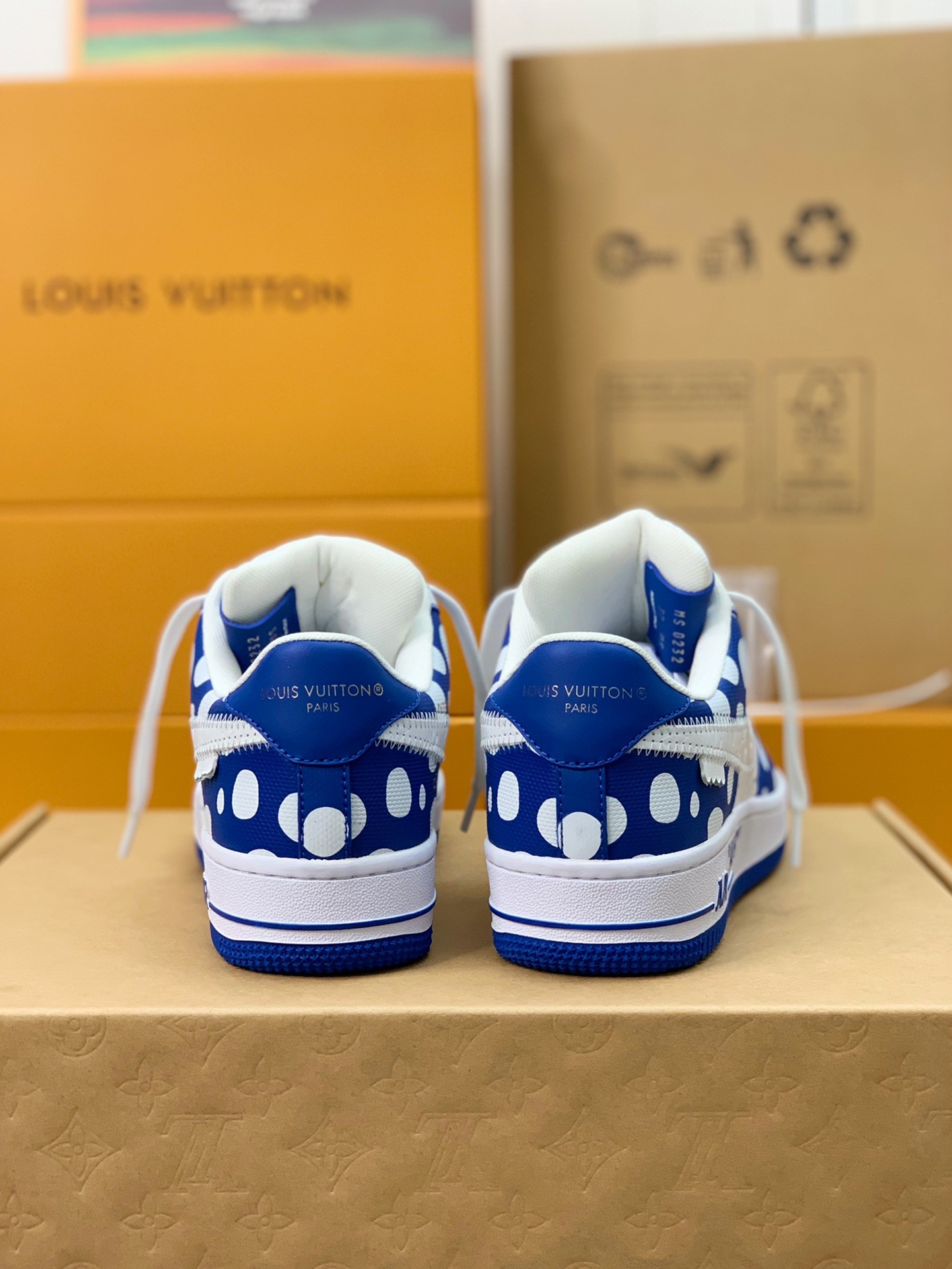 「#351」LOUIS VUITTON × Nike Air Force 1 low - 图片 5