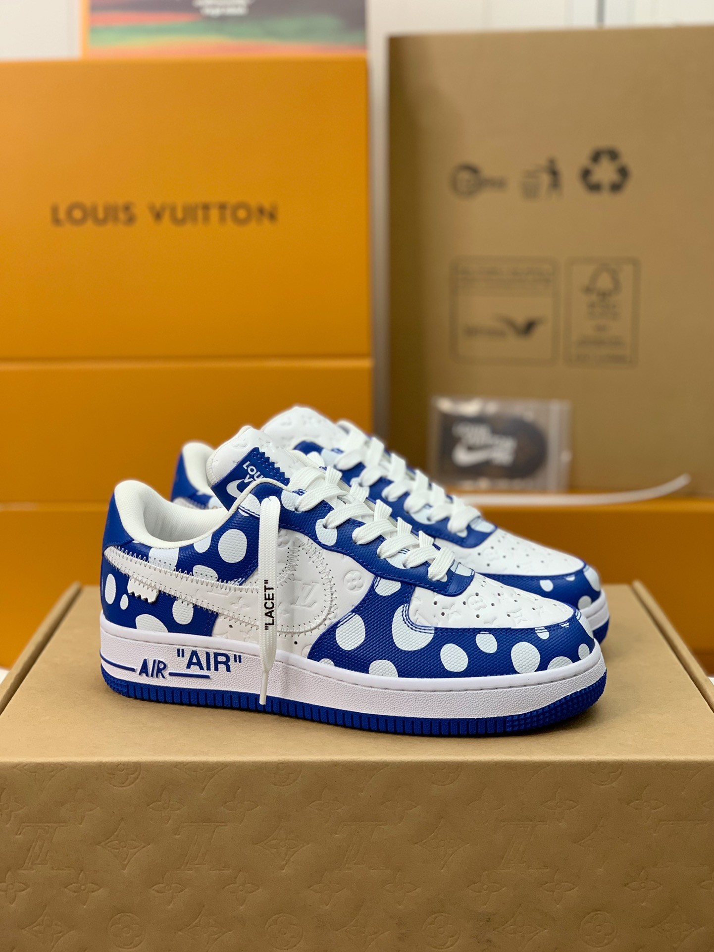 「#351」LOUIS VUITTON × Nike Air Force 1 low - 图片 2