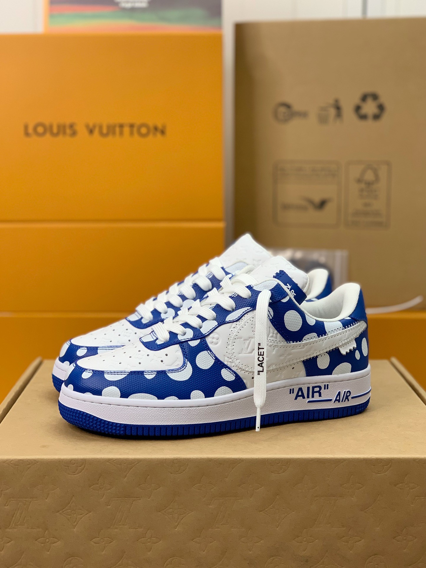 「#351」LOUIS VUITTON × Nike Air Force 1 low