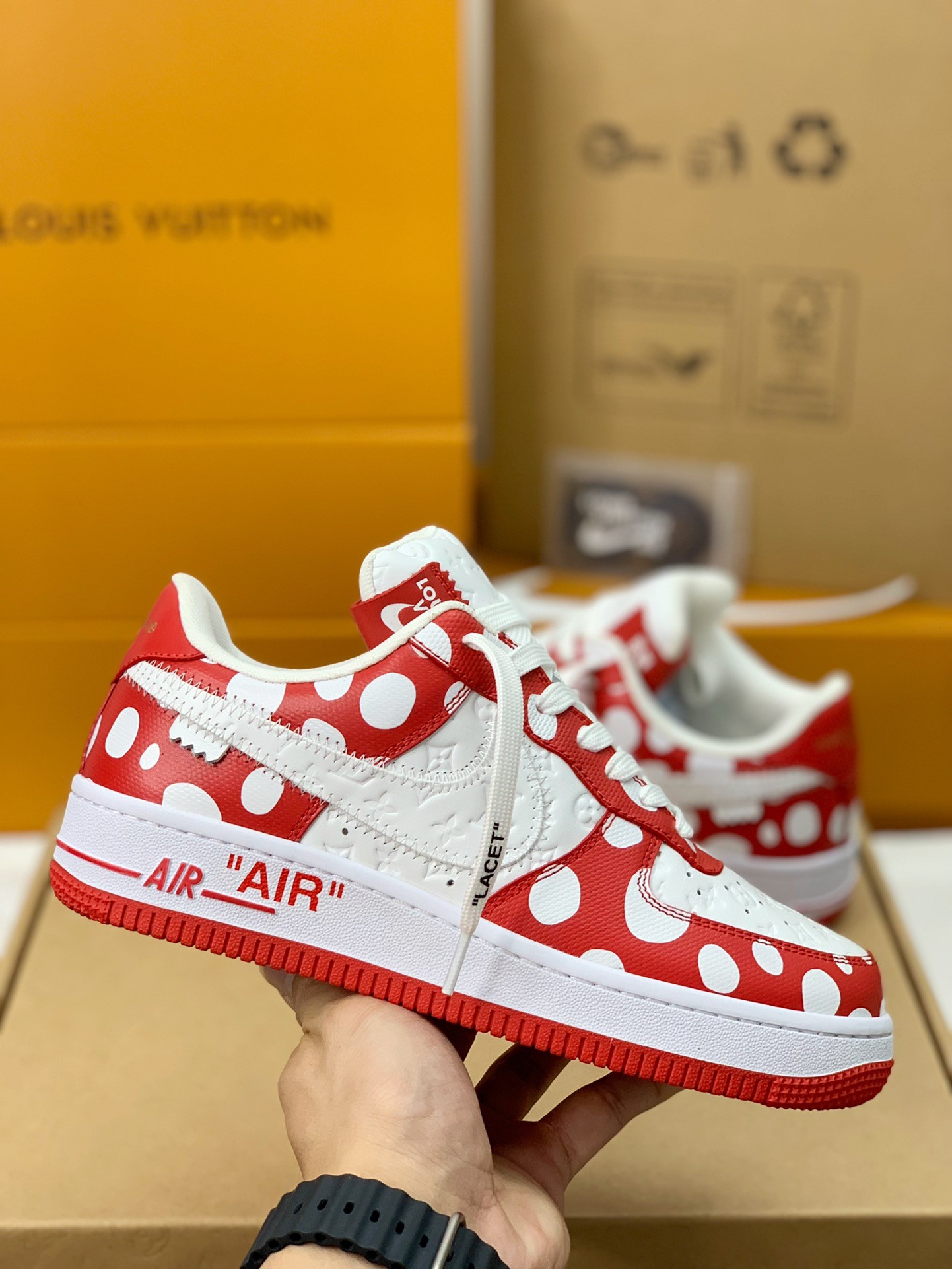 「#352」LOUIS VUITTON × Nike Air Force 1 low - 图片 3