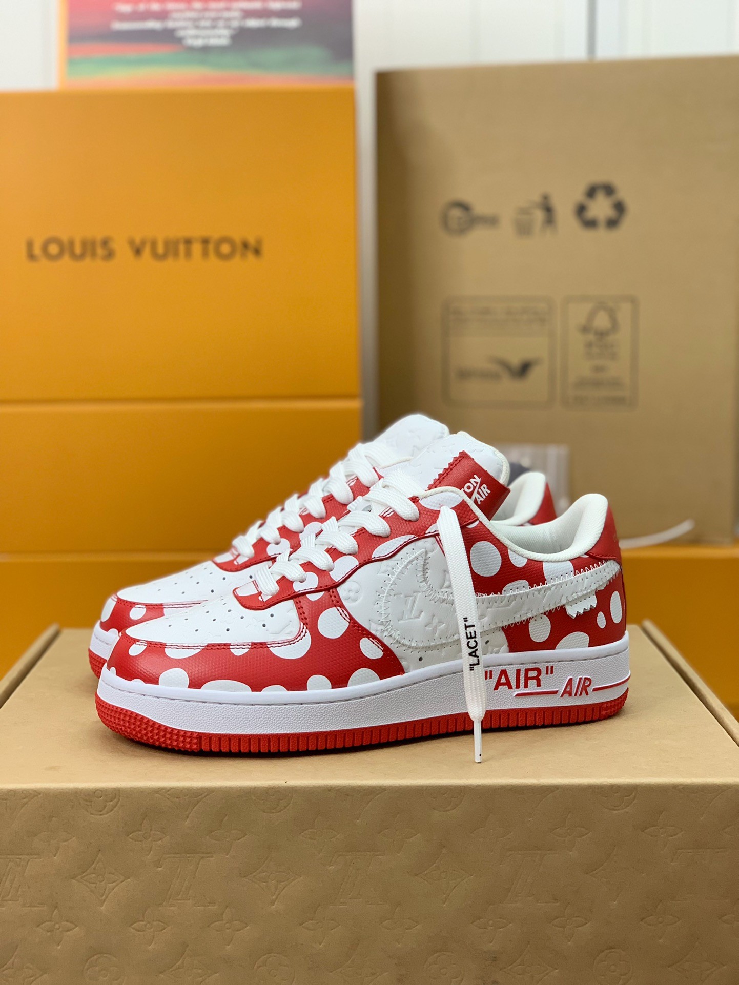 「#350」LOUIS VUITTON × Nike Air Force 1 low - 图片 6