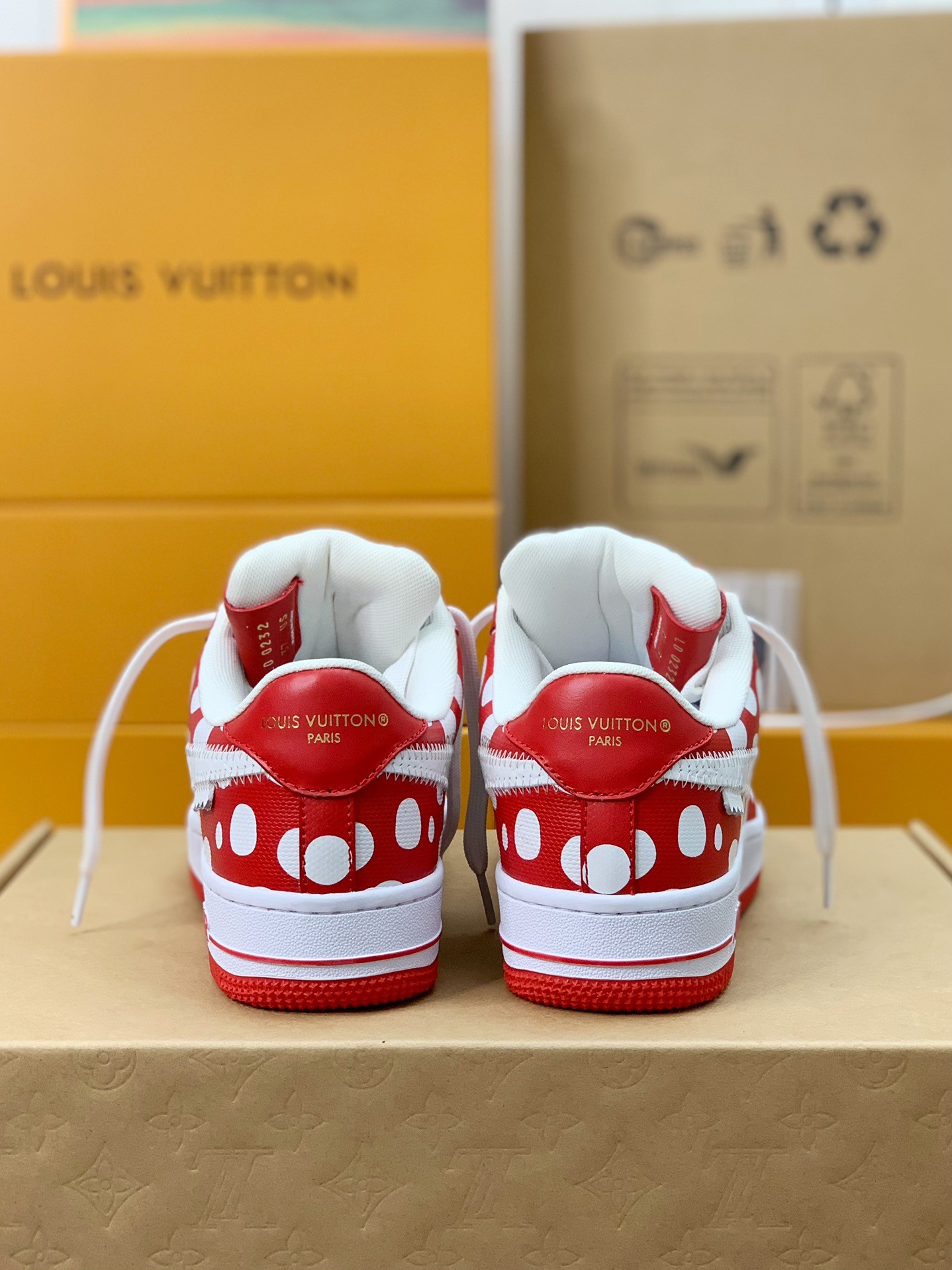 「#352」LOUIS VUITTON × Nike Air Force 1 low - 图片 5