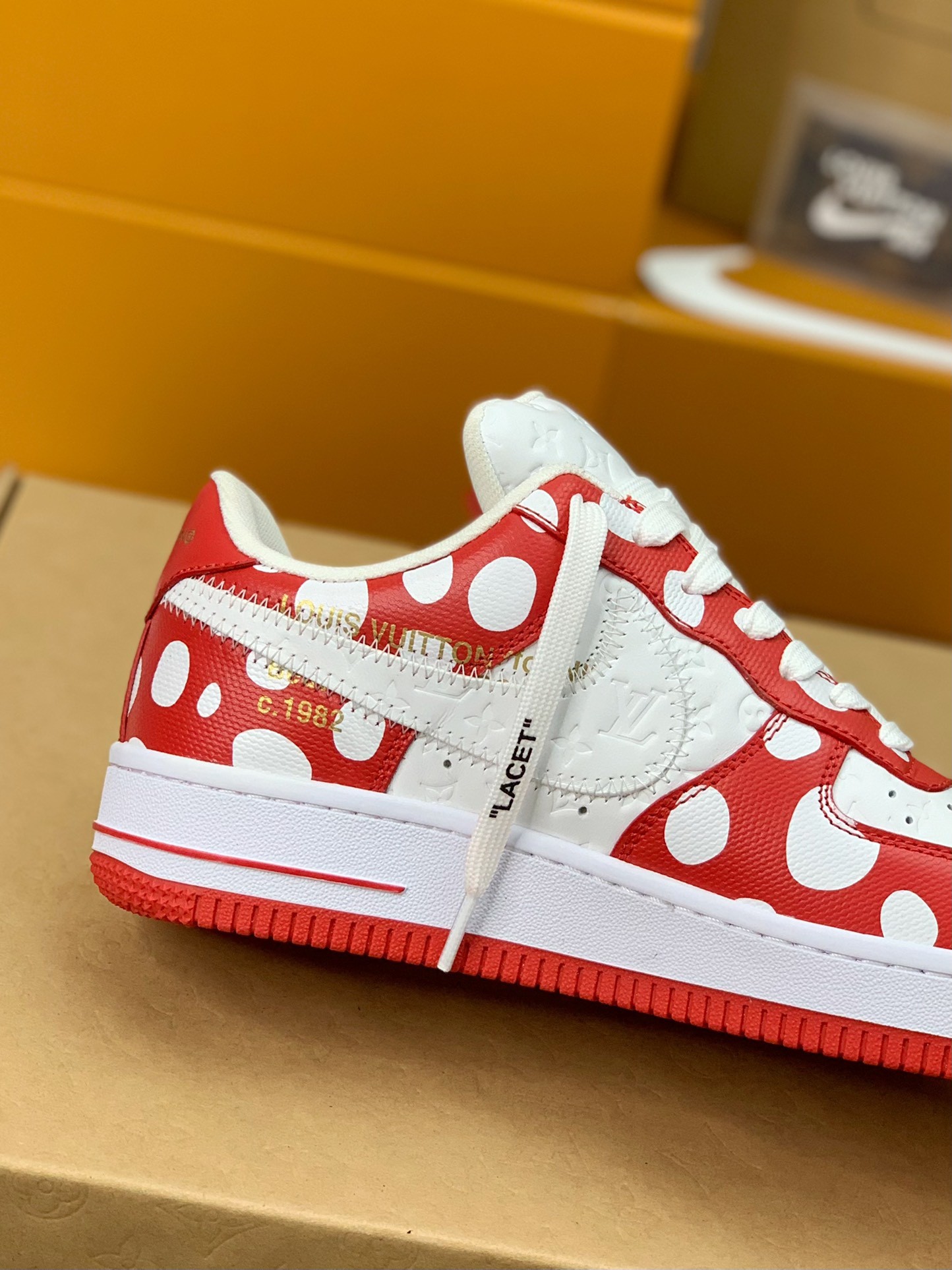 「#352」LOUIS VUITTON × Nike Air Force 1 low - 图片 6