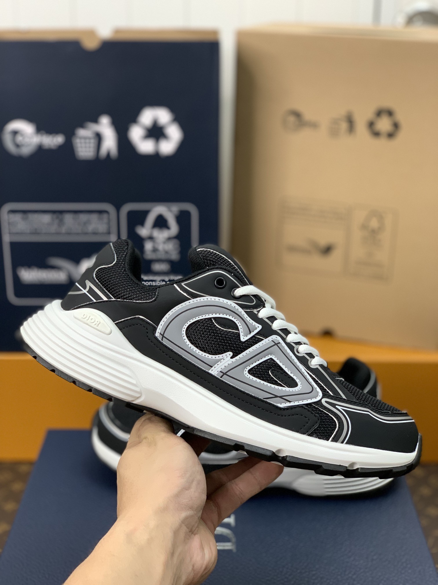 「#327」DIOR NEW ARRIVAL B30 Clunky Sneaker - 图片 3