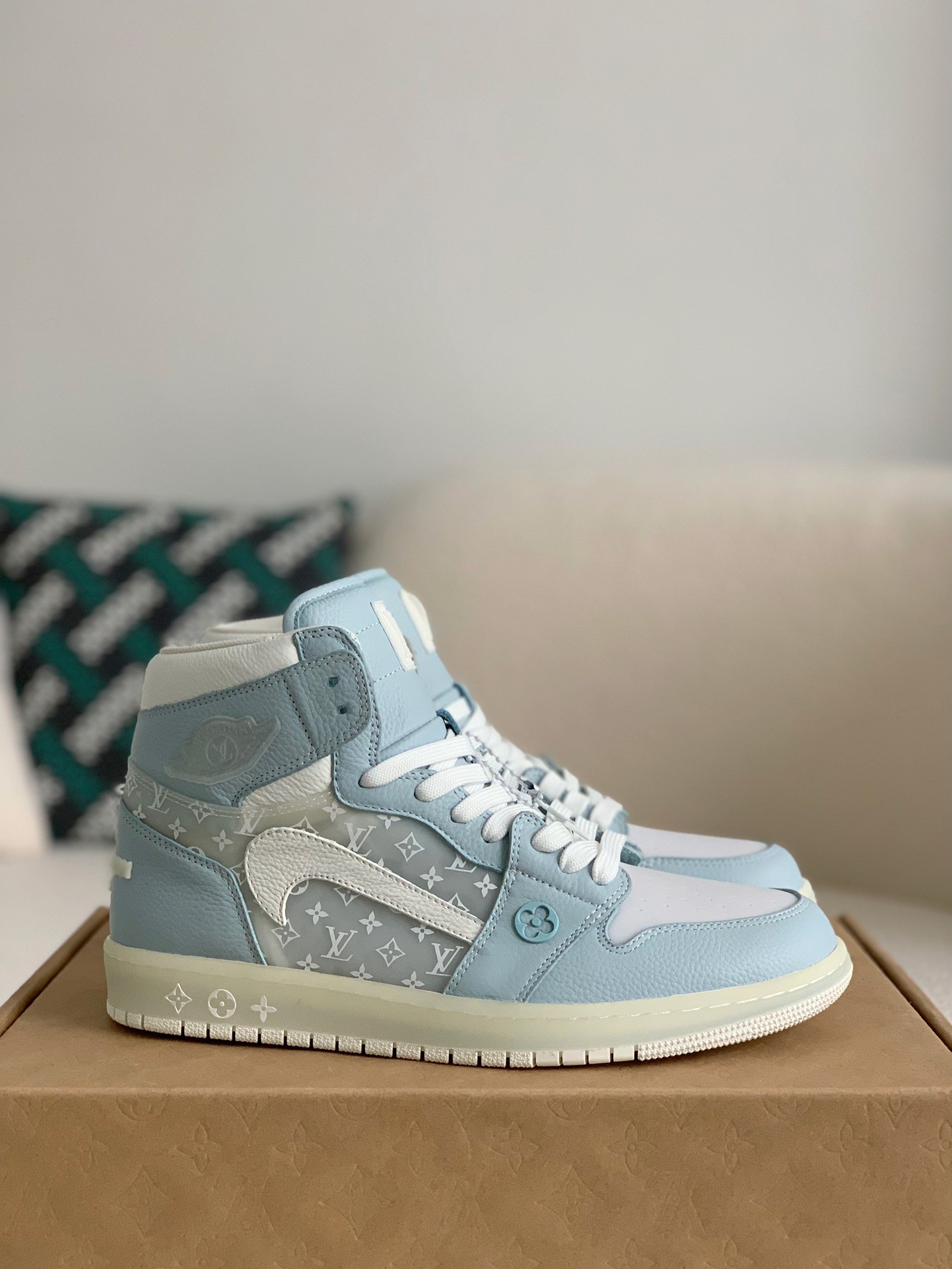 「#551」Louis Vuitton Jordan1 sneaker - 图片 2