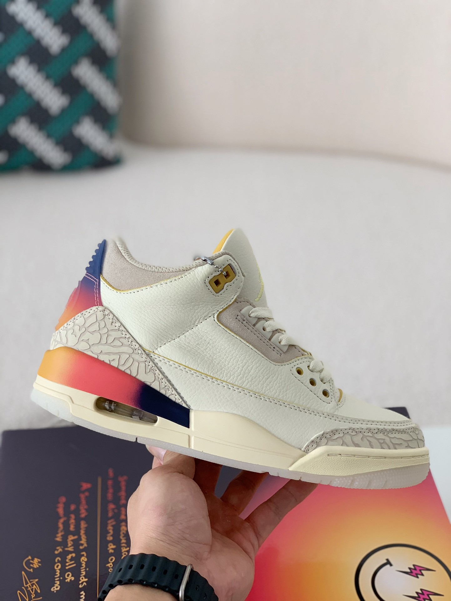 「#636」J Balvin × Jordan Air Jordan 3 Retro SP "Medellín Sunset" - 图片 3