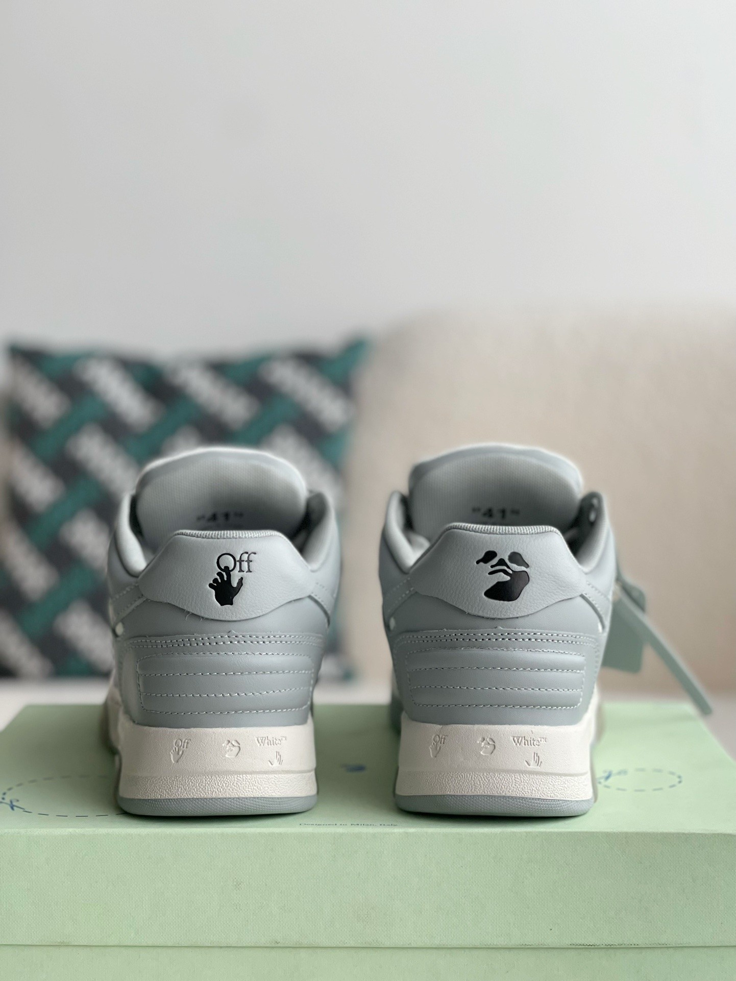 「#847」Off-White Out-Off-Office Leather sneakers - 图片 4