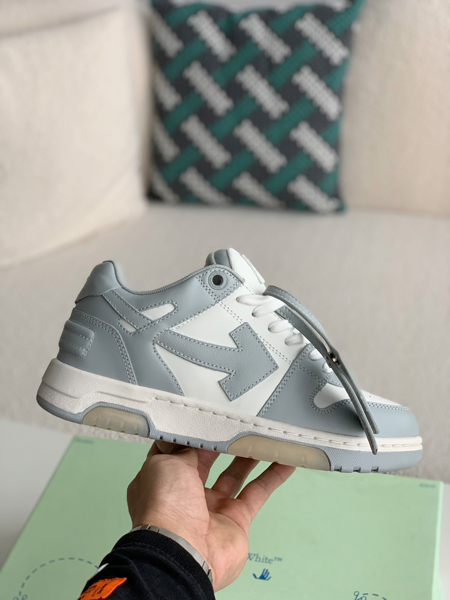 「#847」Off-White Out-Off-Office Leather sneakers - 图片 3