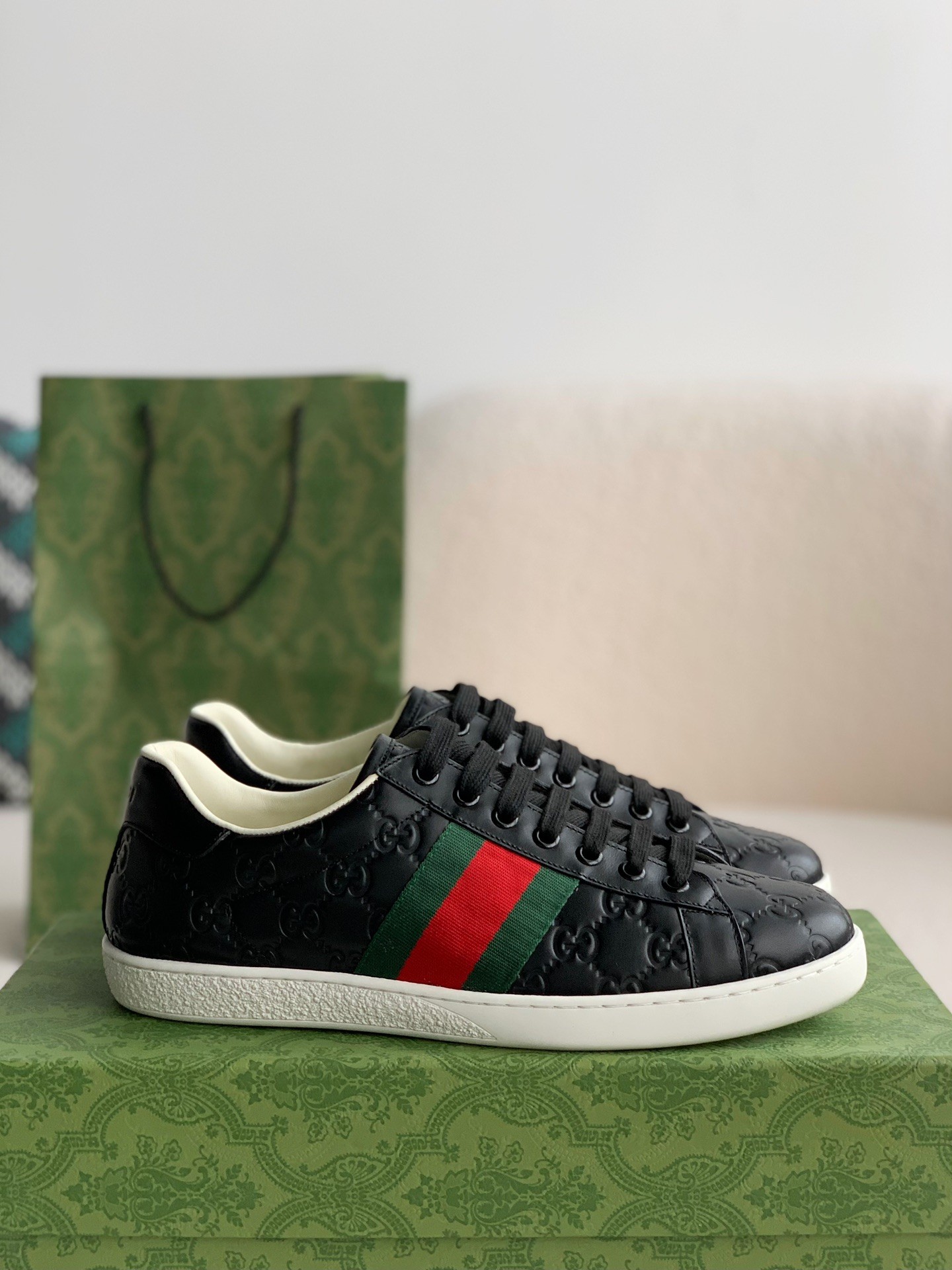 「#852」Gucci sneakers Support chip phone sen sing - 图片 2