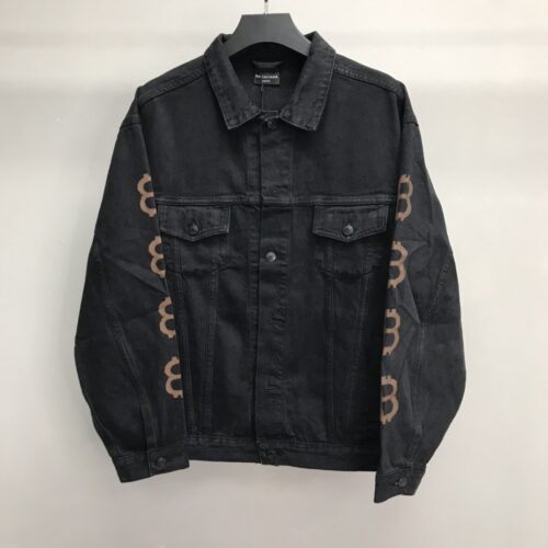 「#1180」Balenciaga Bitcoin denim jacket