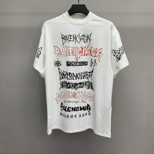 「#1245」Balenciaga doodle year of the Dragon Alphabet T-shirt