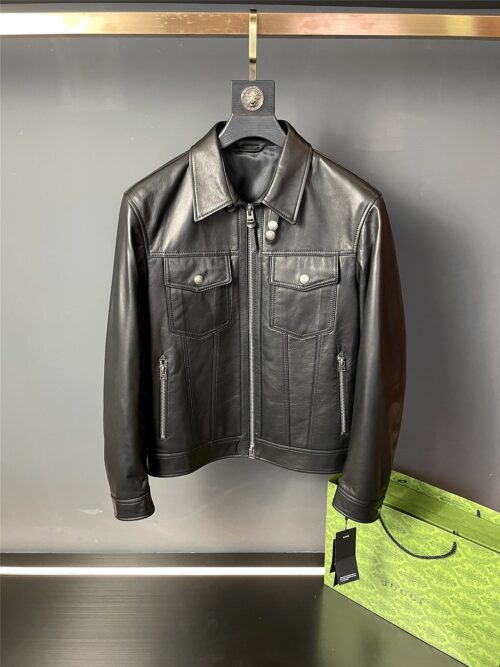 「#1271」Tom Ford 23 Paris Fashion Week Leather Jackets