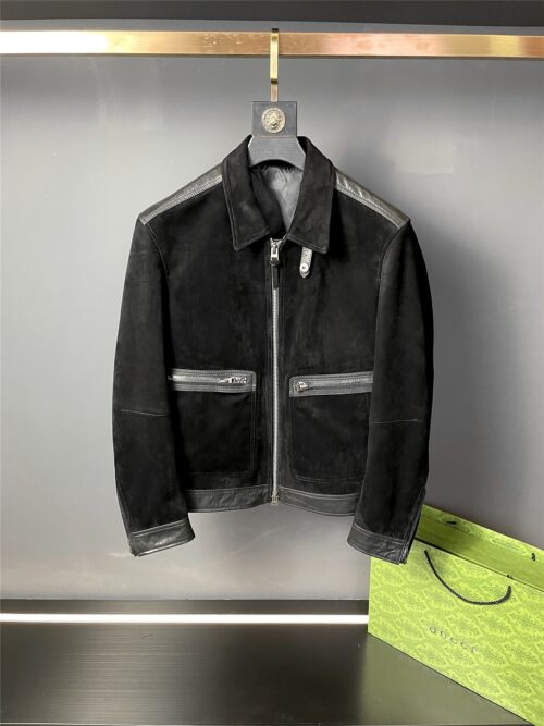 「#1280」Tom Ford Suede leather jacket