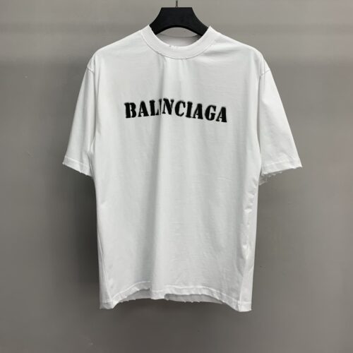 「#1356」Balenciaga front and back T-shirt with blurred letters