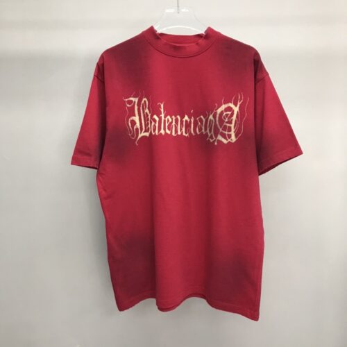 「#1359」Balenciaga Sanskrit lettering industrial paint T-shirt