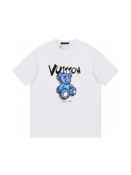 「#1426」Louis Vuitton 23SS printed bear T-shirt
