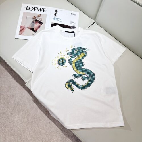 「#1435」Louis Vuitton 24ss Spring Dragon Year Limited Cotton T-shirt