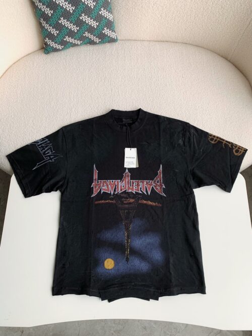 「#1261」Balenciaga Reflection Tower T-shirt