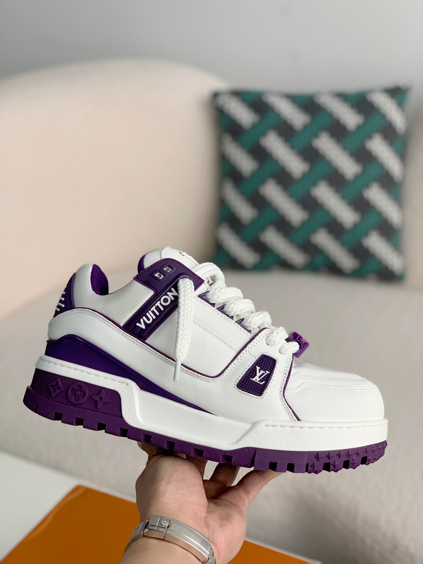 「#1540」LOUIS VUITTON TRAINER MAXI SNEAKERS - 图片 6