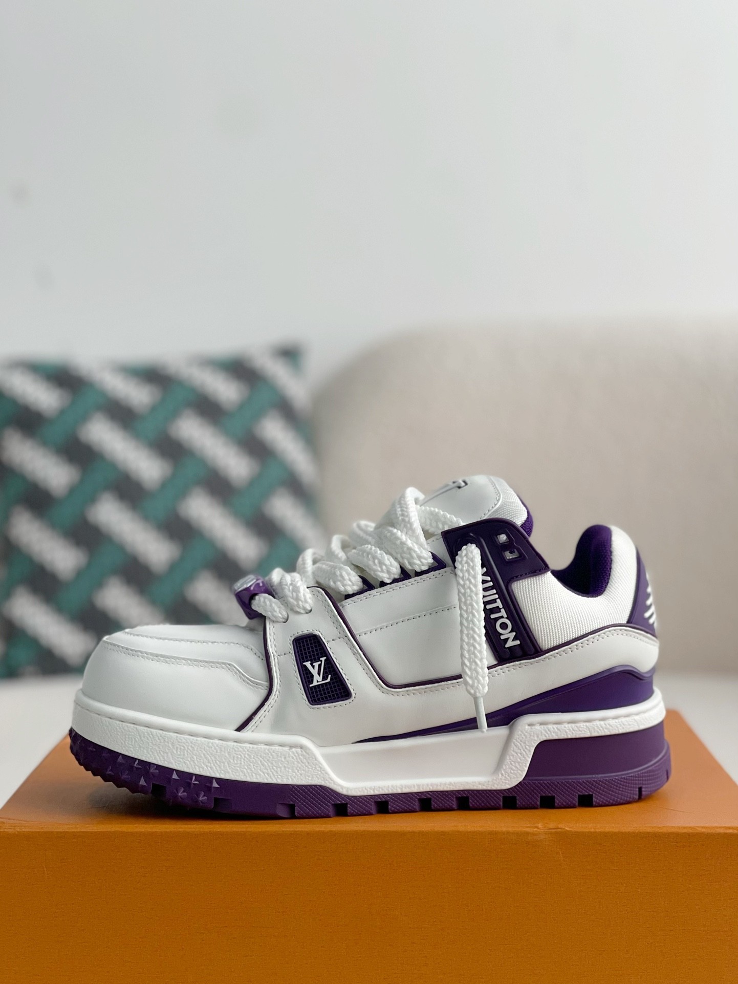「#1540」LOUIS VUITTON TRAINER MAXI SNEAKERS - 图片 4