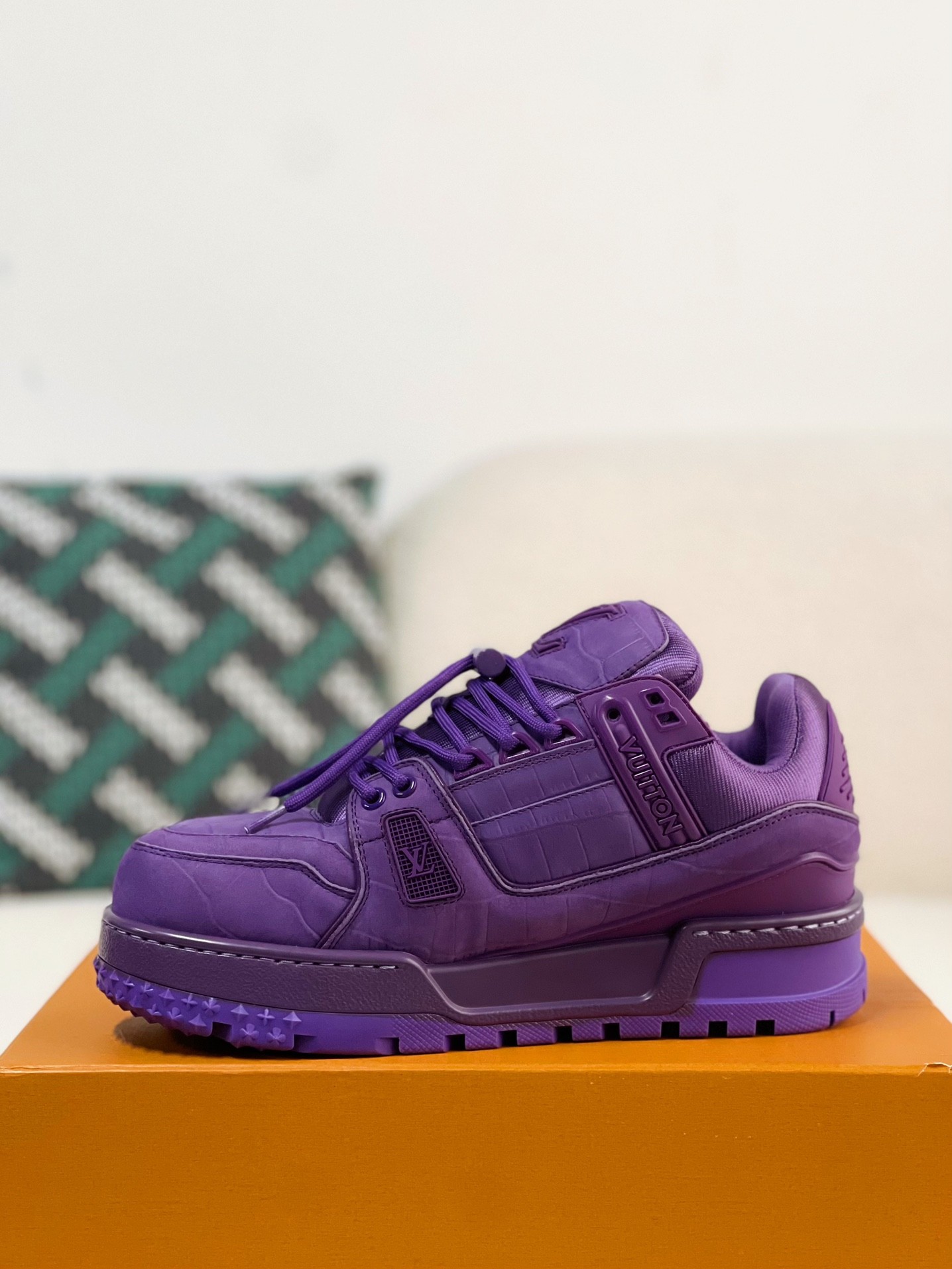 「#1572」LOUIS VUITTON TRAINER MAXI SNEAKERS - 图片 4