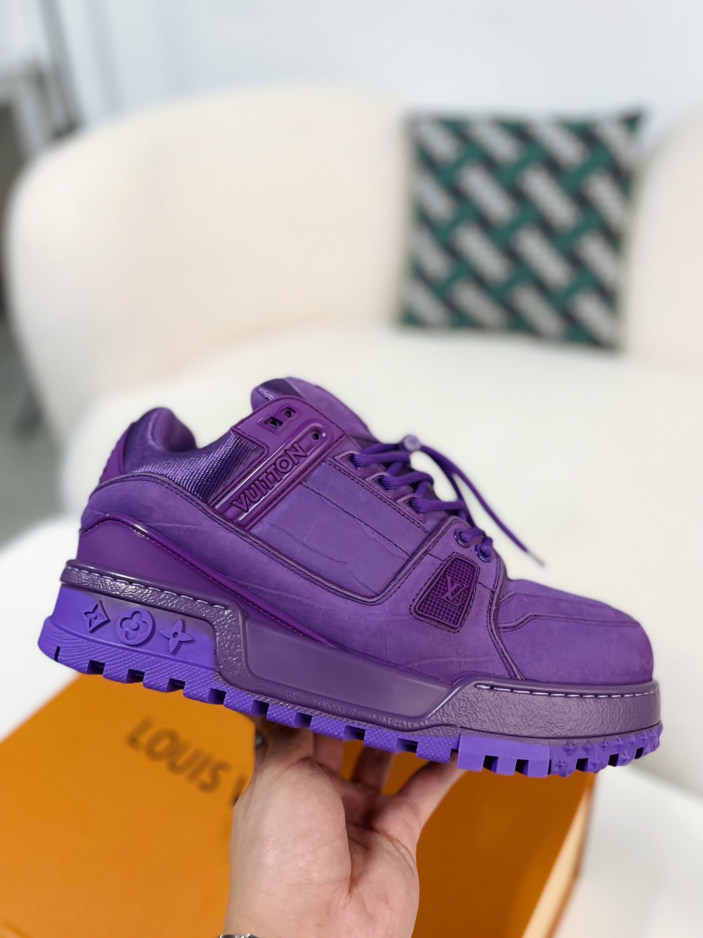 「#1572」LOUIS VUITTON TRAINER MAXI SNEAKERS - 图片 6