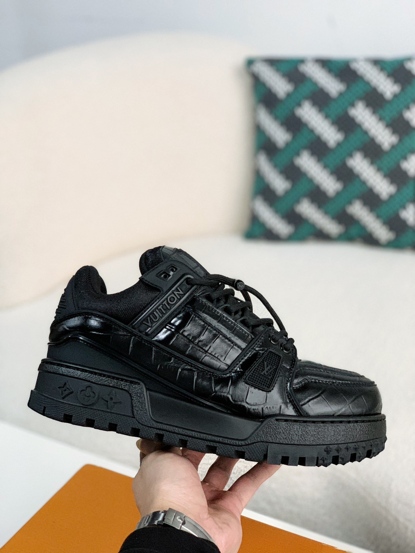 「#1573」LOUIS VUITTON TRAINER MAXI SNEAKERS - 图片 6