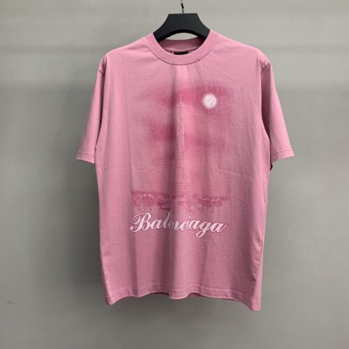 「#1586」Balenciaga Night View Tower T-shirt