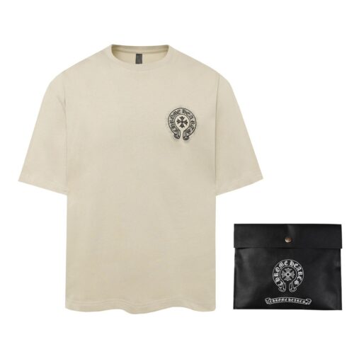 「#1637」Chrome Hearts Heavy-duty foam horseshoe print t-shirt