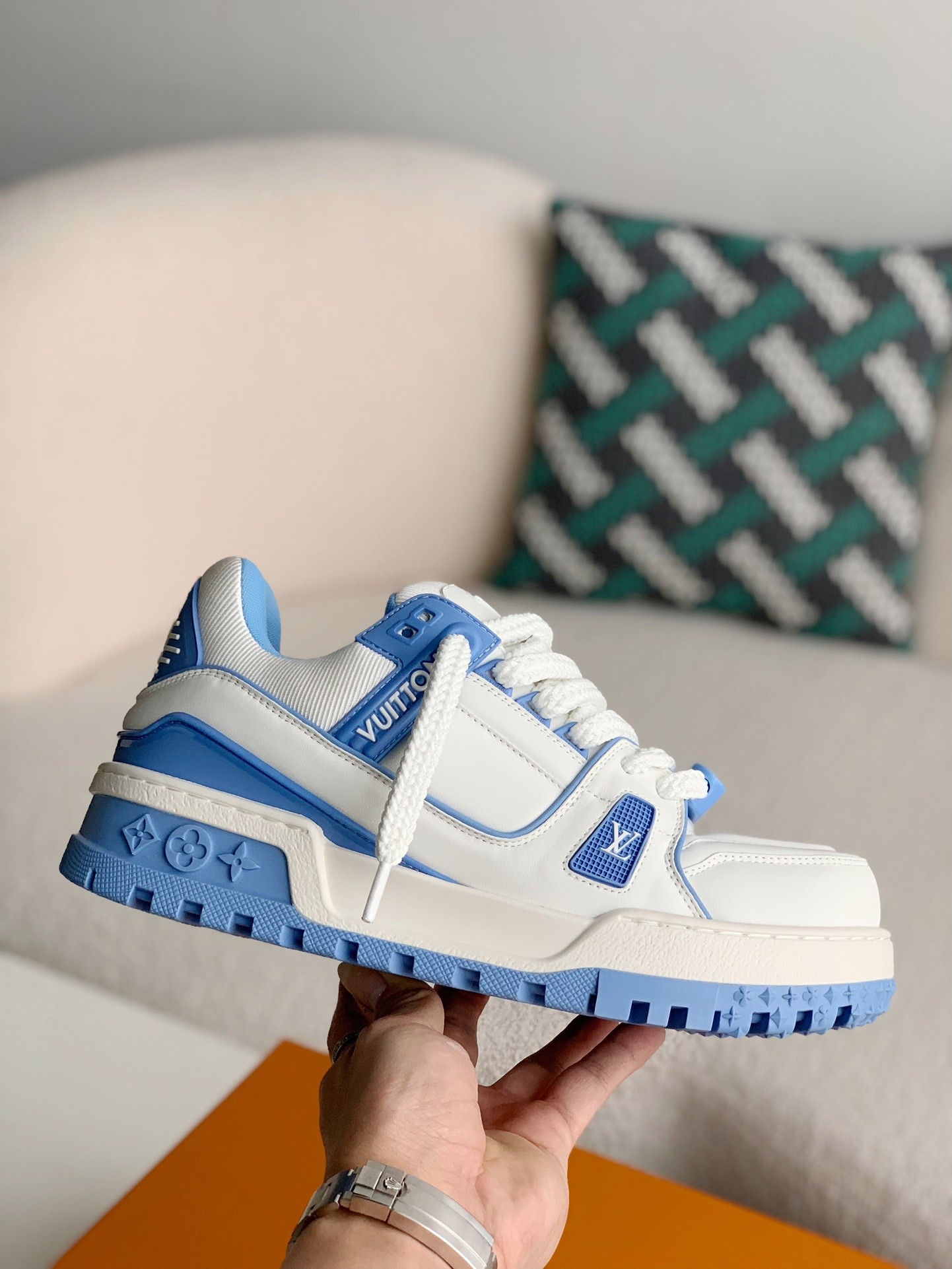 「#1646」LOUIS VUITTON TRAINER MAXI SNEAKERS - 图片 6