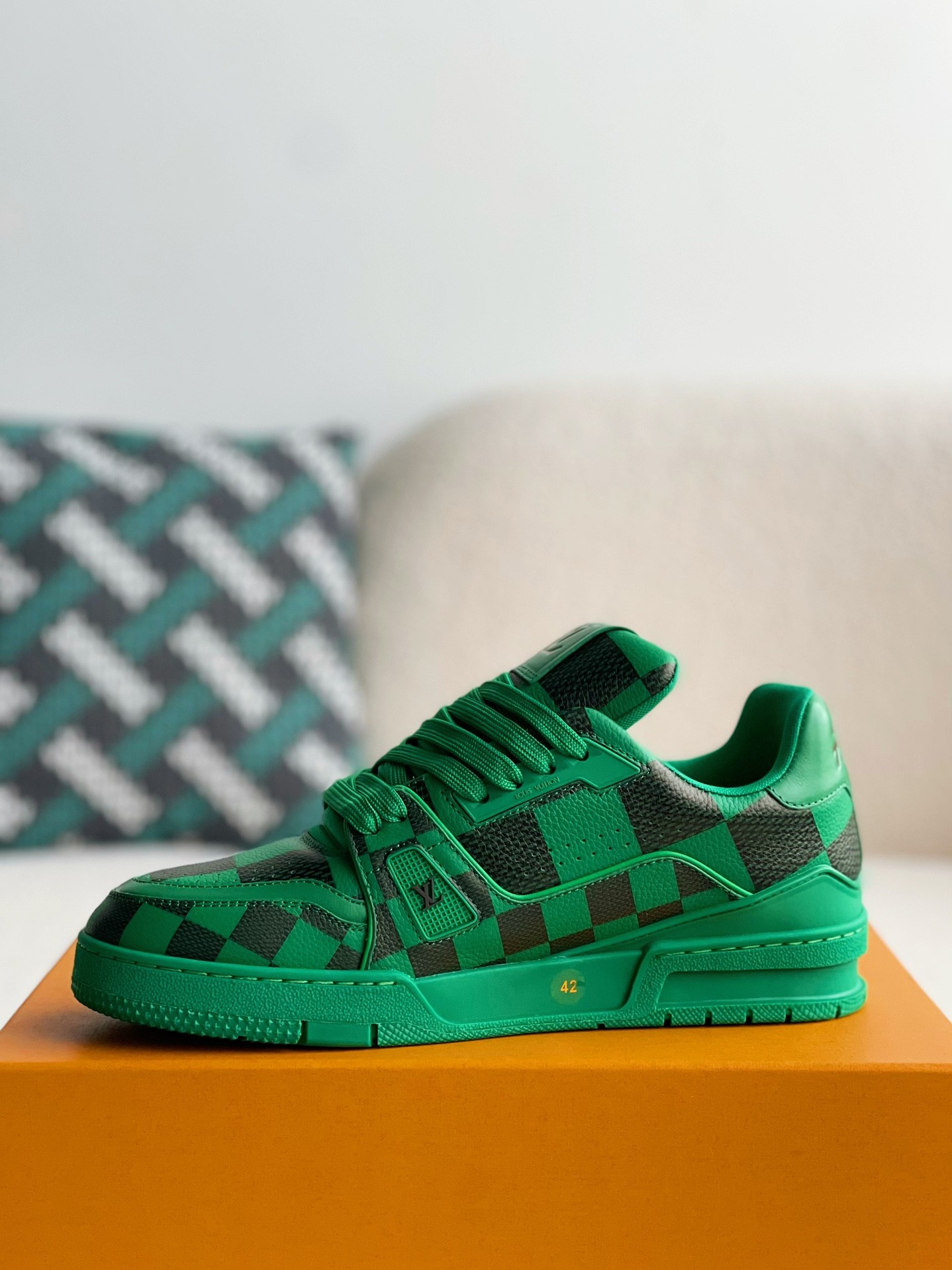 「#1663」LOUIS VUITTON TRAINER MAXI SNEAKERS - 图片 4