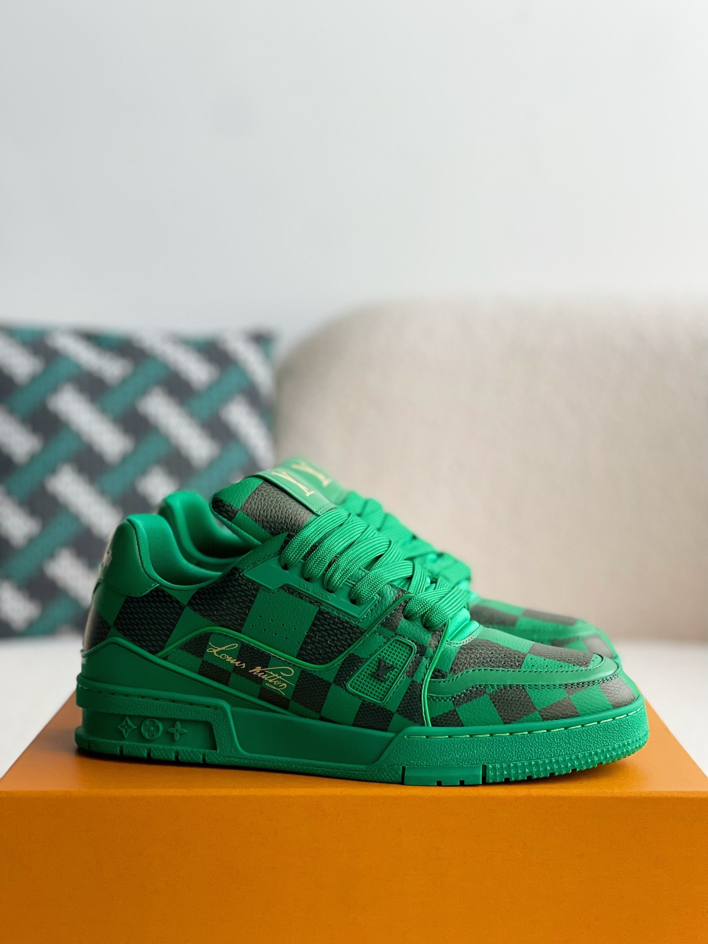 「#1663」LOUIS VUITTON TRAINER MAXI SNEAKERS - 图片 2
