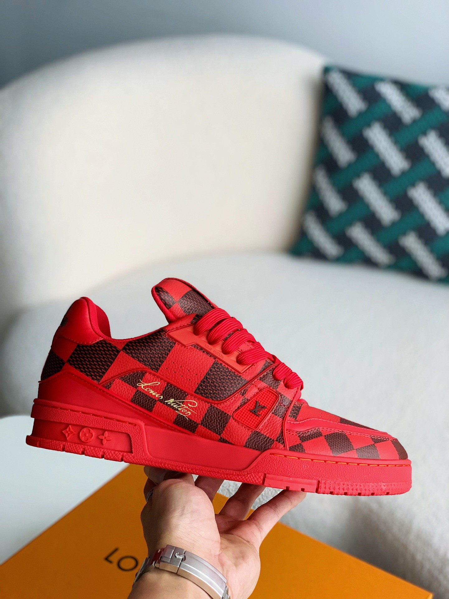 「#1664」LOUIS VUITTON TRAINER MAXI SNEAKERS - 图片 6
