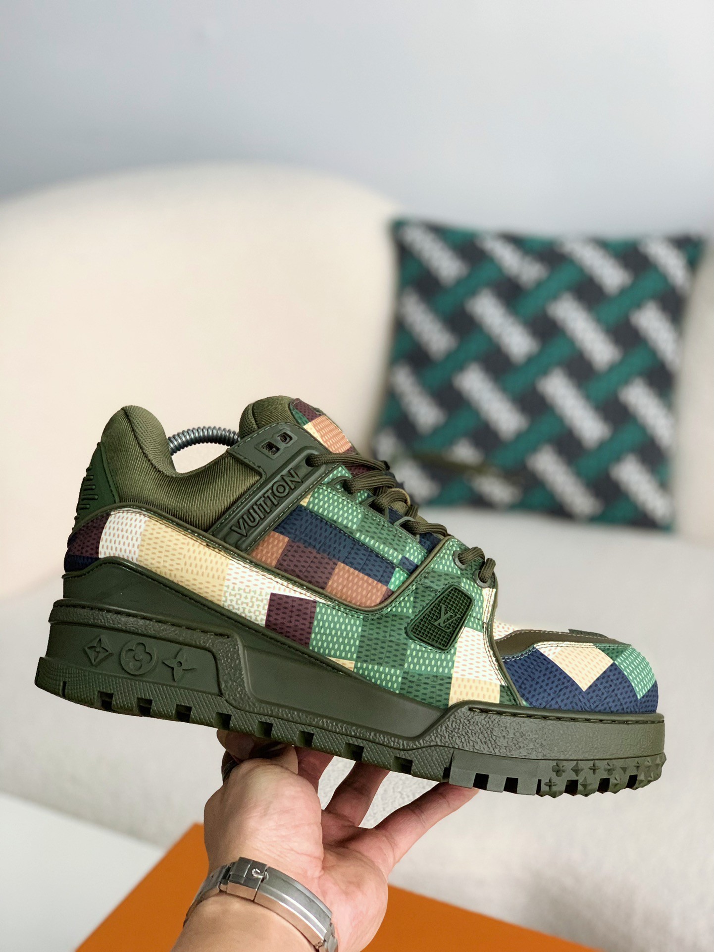 「#1670」LOUIS VUITTON TRAINER MAXI SNEAKERS - 图片 6