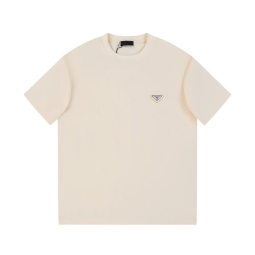 「#1680」Prada new classic metal logo t-shirt spring summer 2024