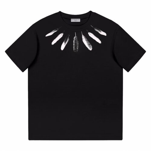 「#1682」Givenchy 2024ss new summer feather print t-shirt
