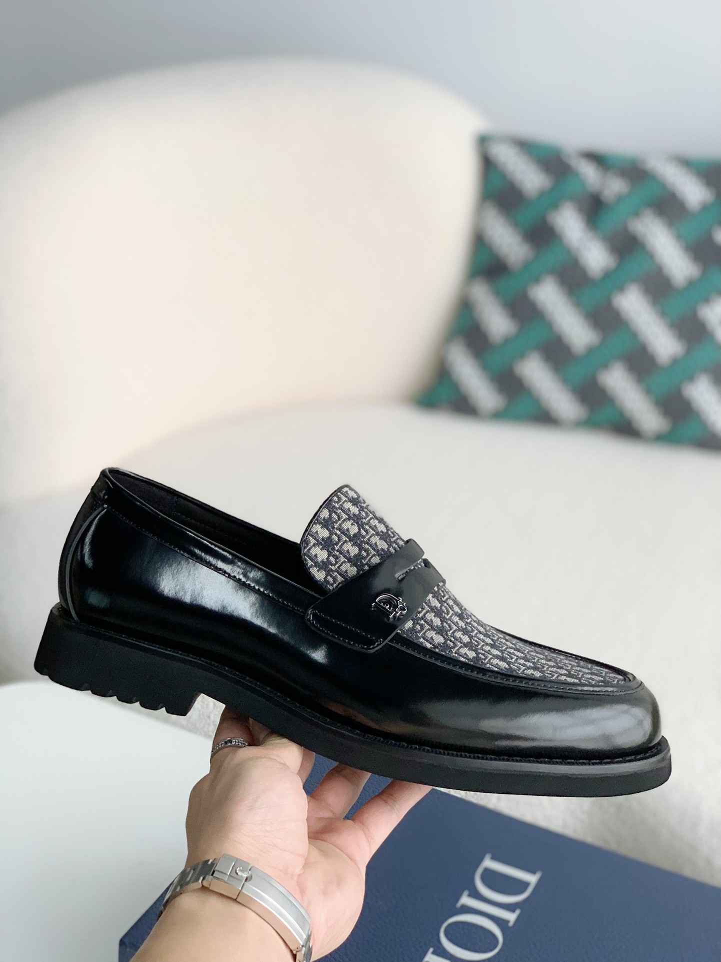 「#1685」DIOR Men's Leather Shoes - 图片 6