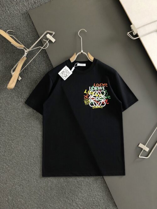 「#1697」LOEWE Multi-logo color fusion T-shirt series