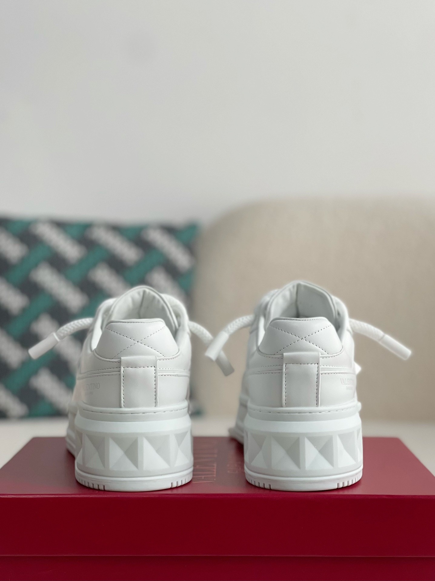「#349」Valentino one stud sneakers - 图片 3