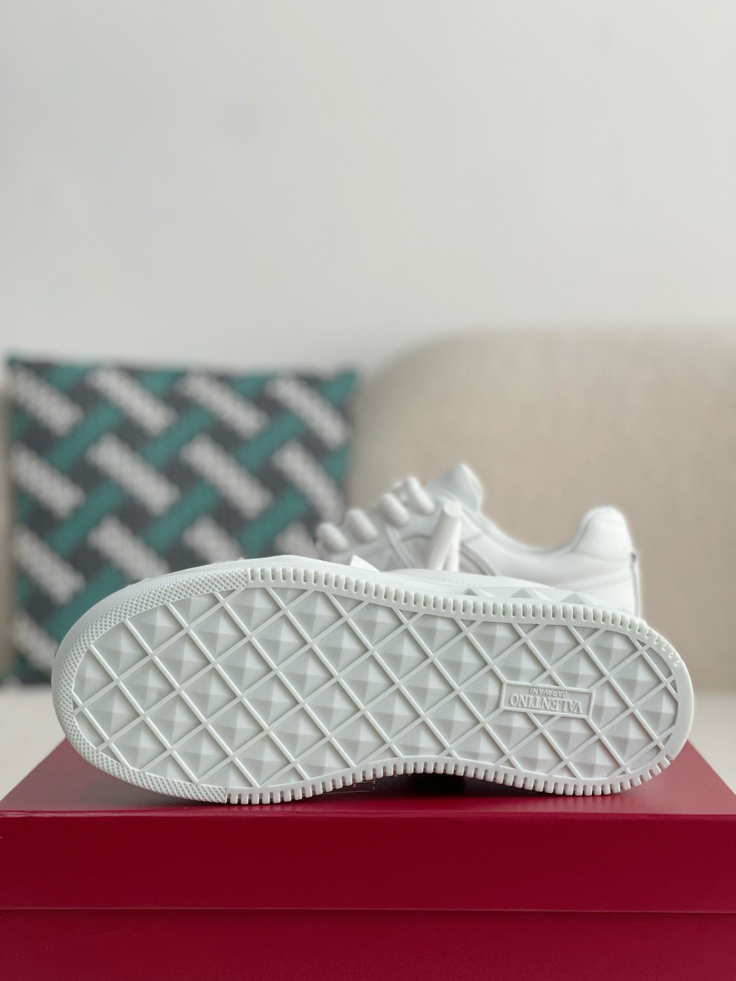 「#349」Valentino one stud sneakers - 图片 5
