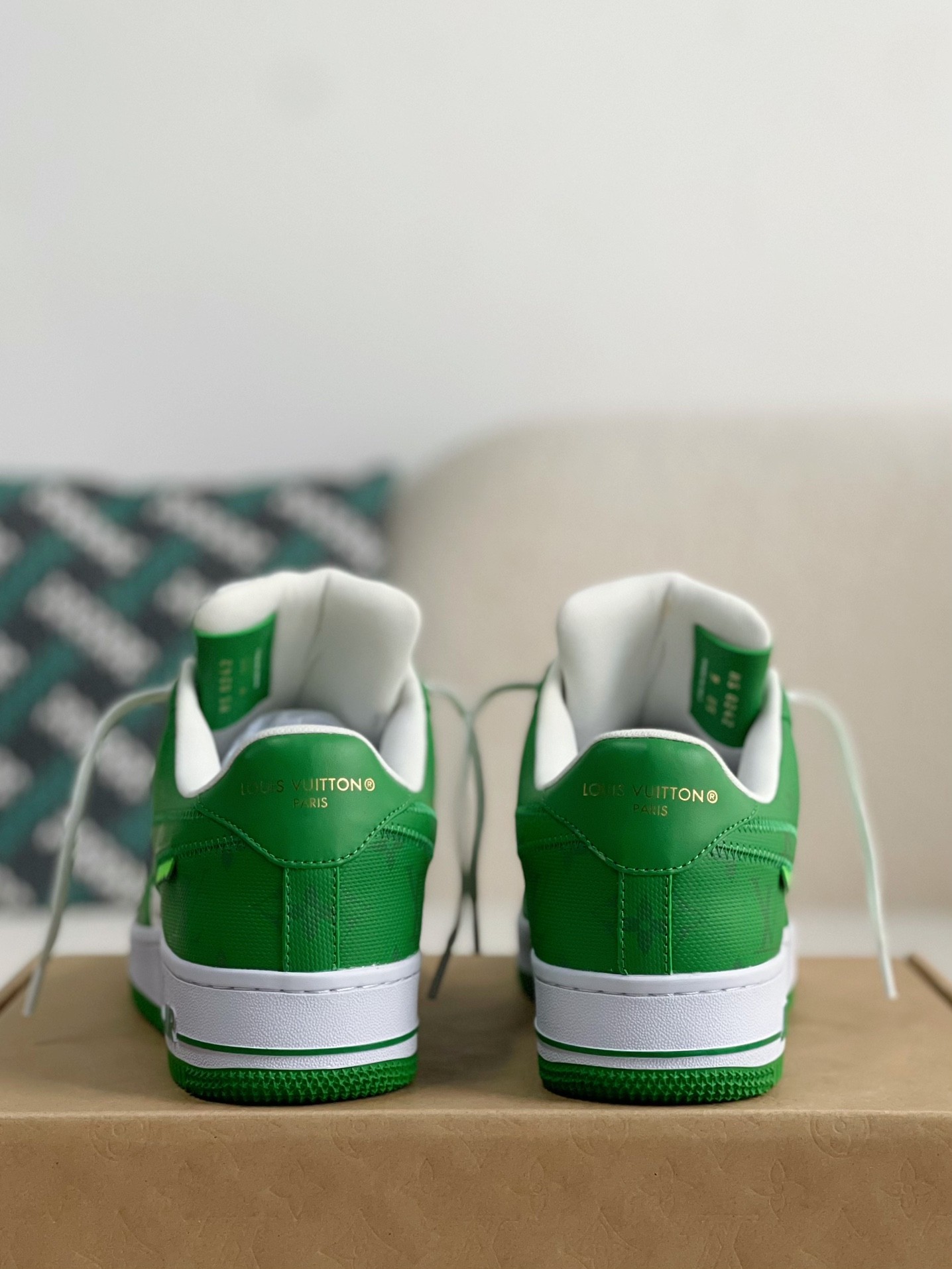 「#162」LOUIS VUITTON X NIKE AIR FORCE 1 Sneaker - 图片 3